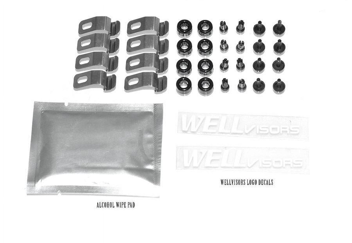 Side Window Visors Rain Guards for 2017-2023 Subaru Impreza Hatchback T797921