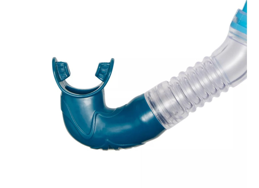 Kids' Mask & Snorkel Set - Blue/Atoll X438