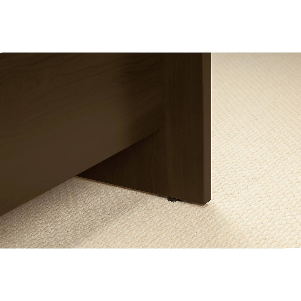 Mocha Cherry Desk Shell with Return U847513