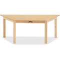 Maple Trapezoid Table A4849