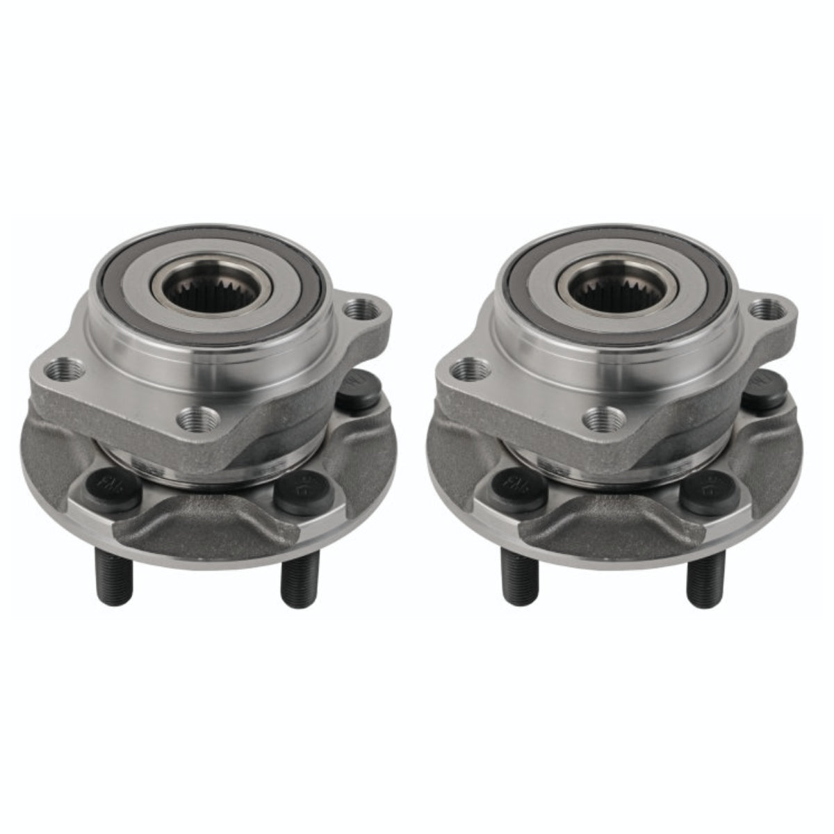 Front Wheel Bearing Hub Assembly Brake Rotor Ceramic Pad Kit J465662