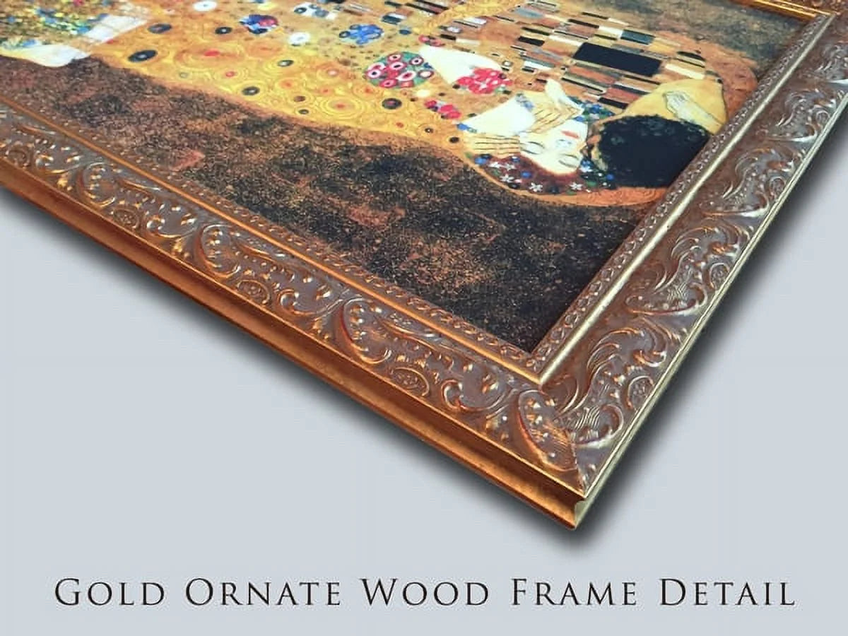 24x18 Gold Ornate Wood Framed Canvas Art K92440