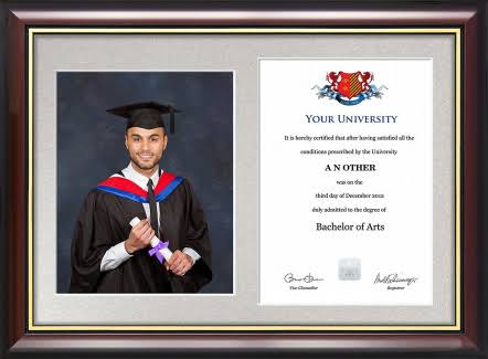 Dual Graduation Certificate and Photo Frame G477874