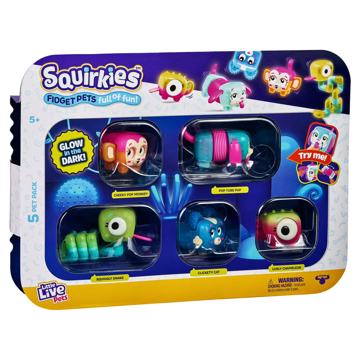 Squirkies 5 Pack Interactive Fidget Toys I283