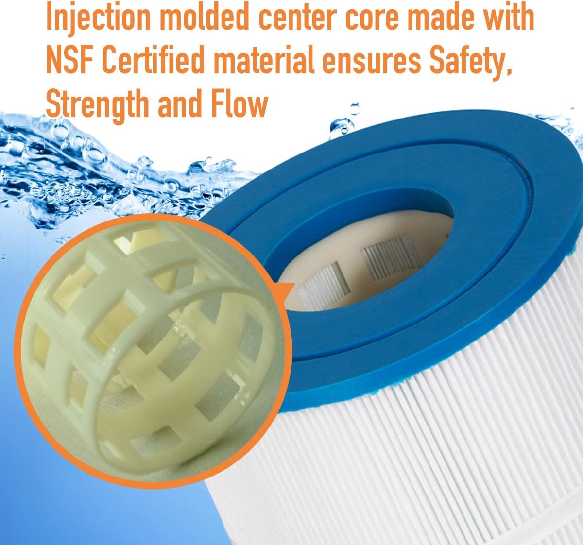 4 Pack 115 Sq.Ft Pool Filter Cartridge W12669