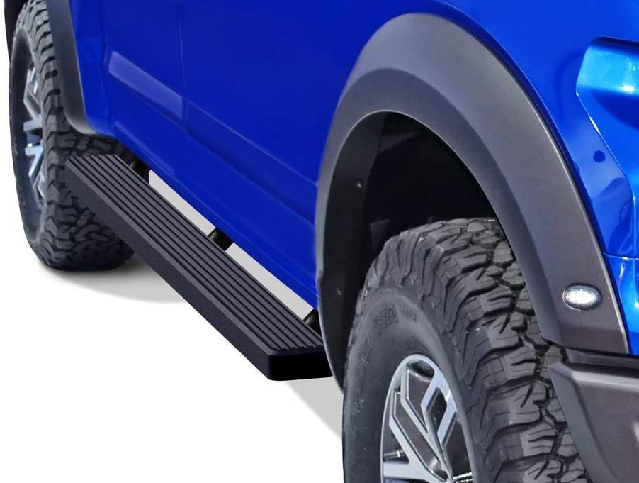 4in Black Running Boards V44206