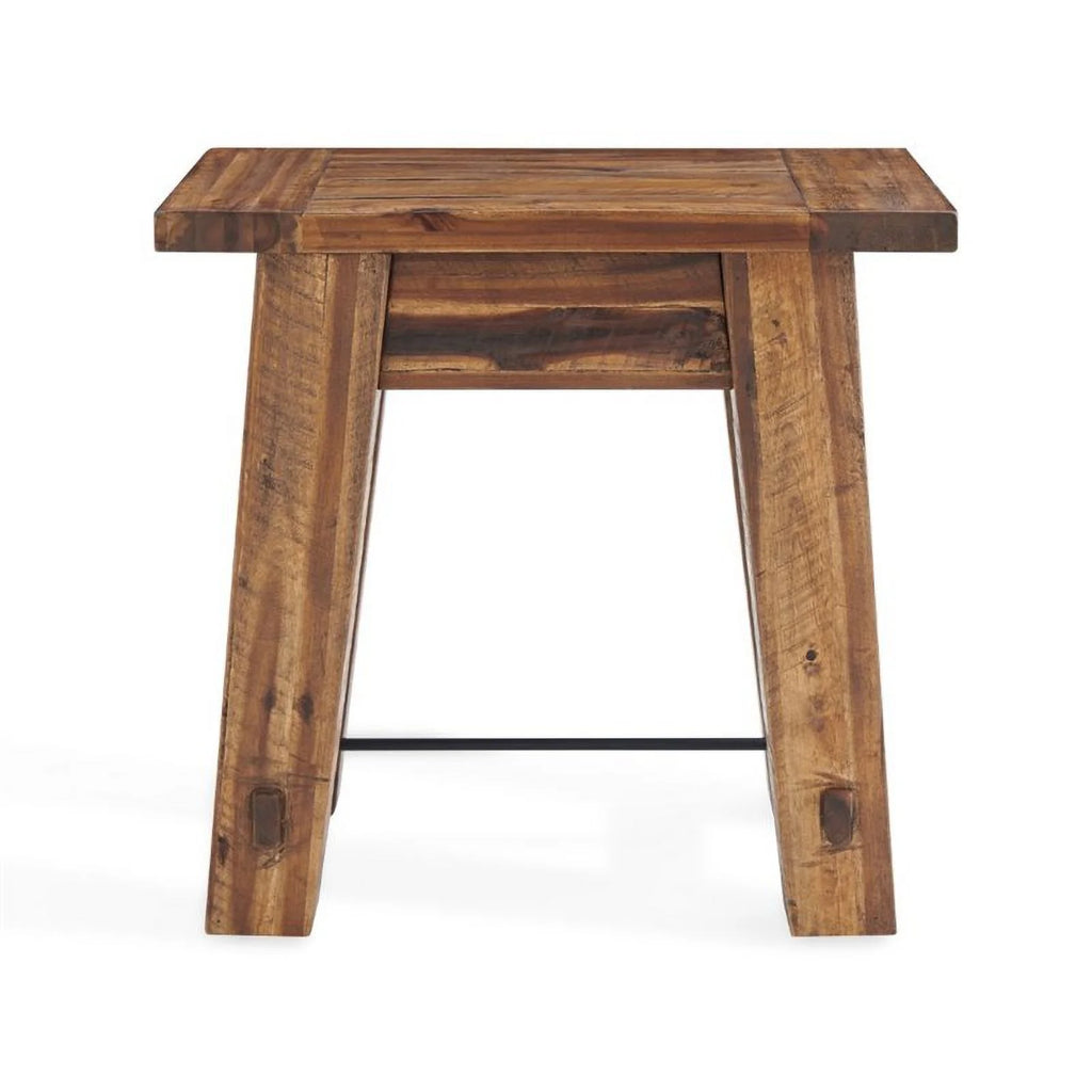 Industrial Wood End Table O53240