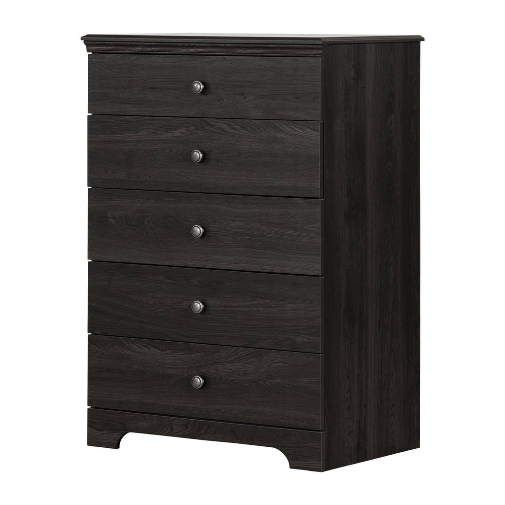 Gray Oak 5 - Drawer Chest U795