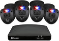 Black 4 Channel 4 Cameras DVR CCTV Security Camera System N5052