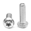 M5 x 0.80 x 6 Coarse Thread ISO 7380 Class 10.9 6 Lobe Button Head Cap Screw Alloy Steel Zinc Plated C143956