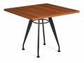 Tungsten Metallic Brushed Cobalt Square Table Z76361