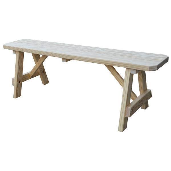Yellow Pine Backless Bench D28654