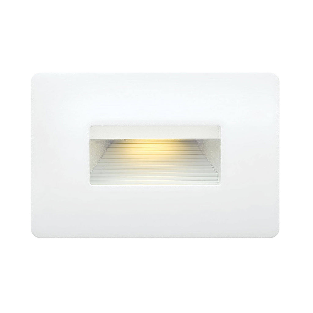 Satin White Landscape LED Deck Light B2962