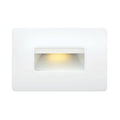 Satin White Landscape LED Deck Light B2962