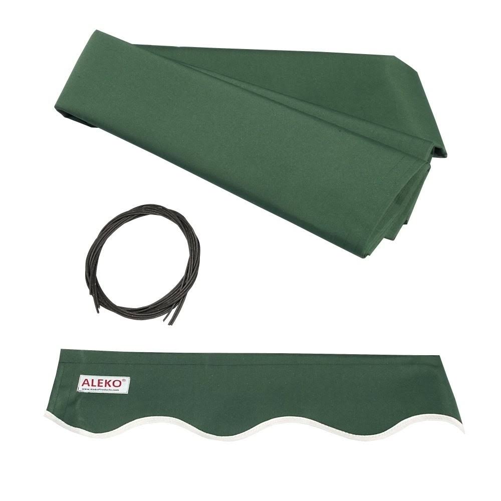 Motorized Half Cassette Retractable Patio Deck Awning 16x10 ft Green A34969