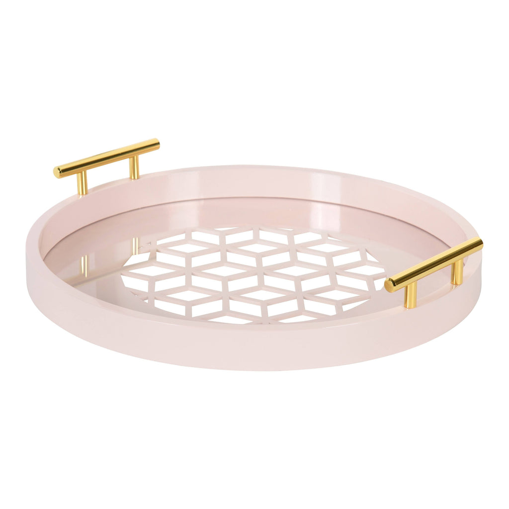 Pink Round Cut-Out Tray B4154