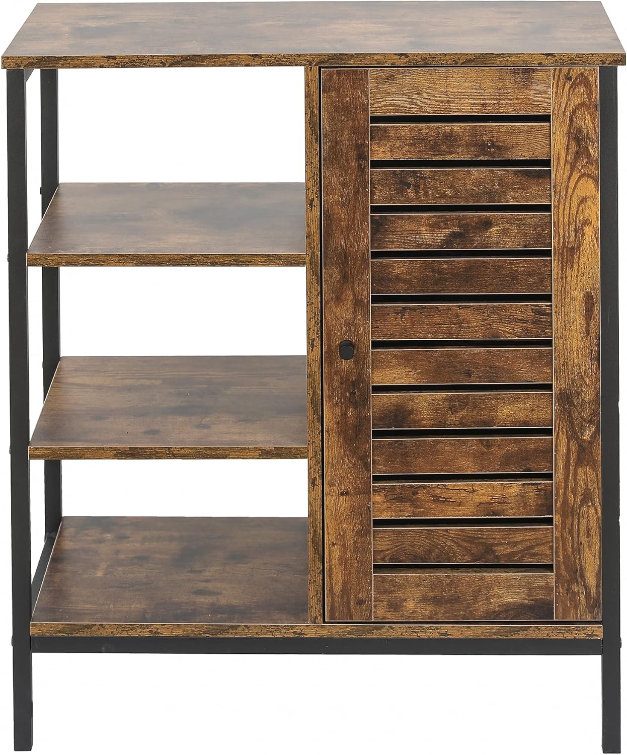 White 4 Drawer Wood Bathroom Floor Storage Cabinet Z2369