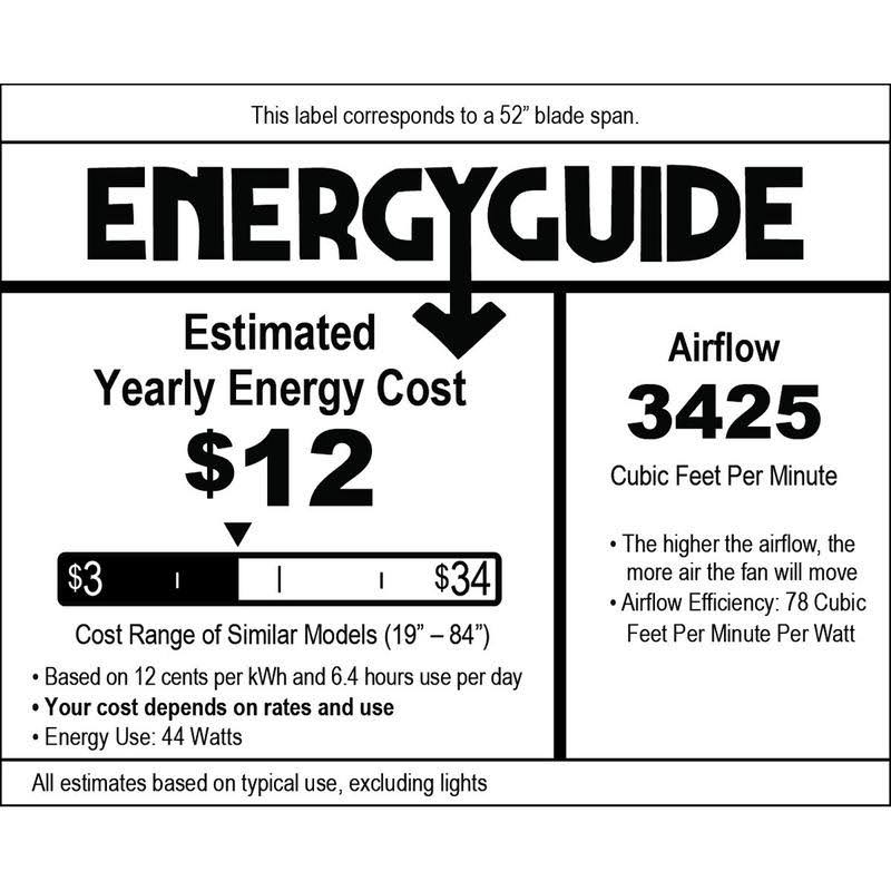 Torsion 52x22 Ceiling Fan L6872