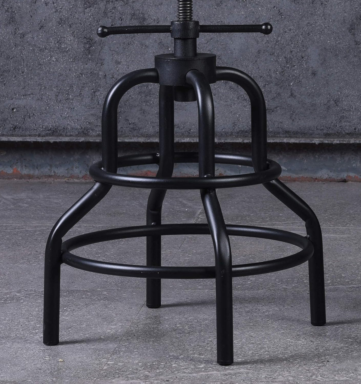 Rustic Swivel Bar Stool Set of 2 R6494