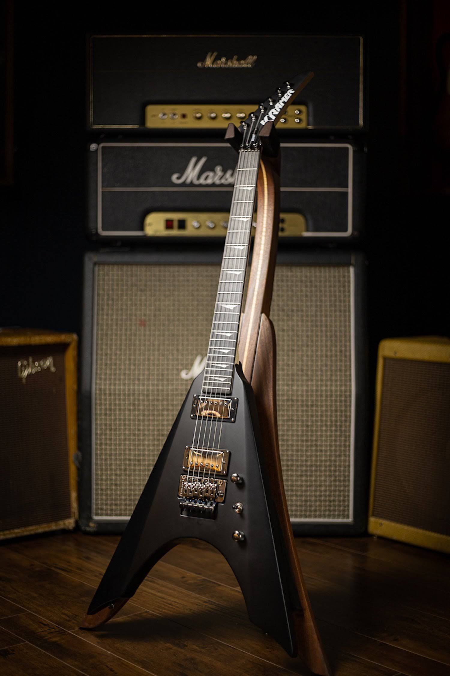 Satin Black Electric Guitar E81654