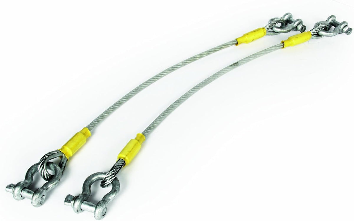 Pack of 2 Gooseneck Adapter Safety Cable F943232