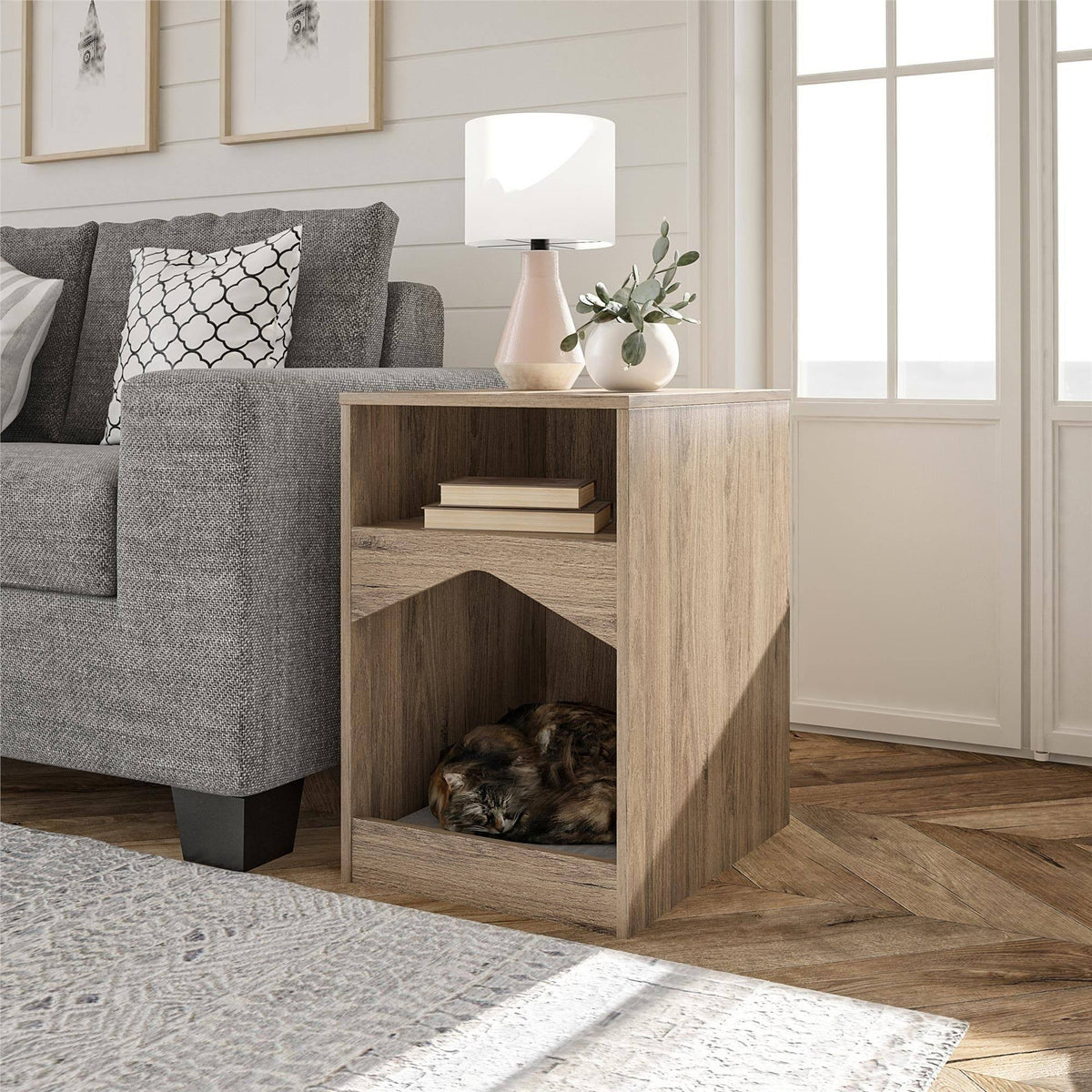 Black Cat House End Table U248