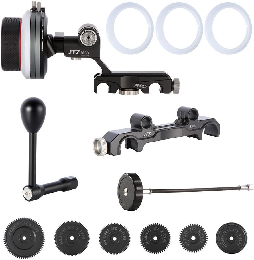 DP30 Cine Follow Focus Puller 15mm / 19mm Rail System Kit K22130