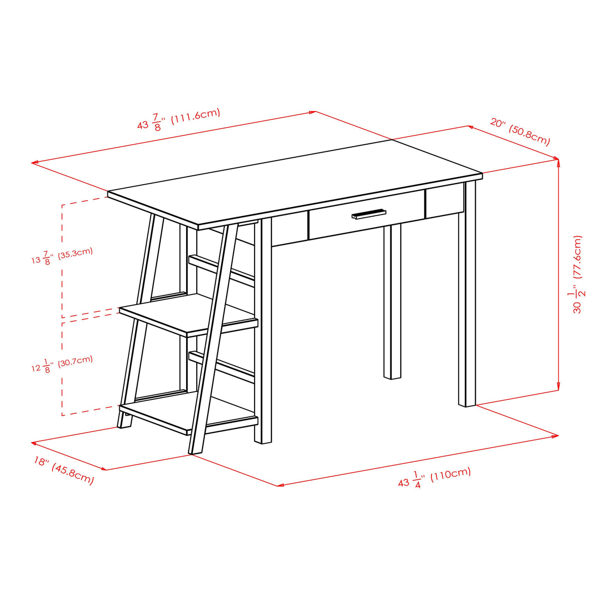 Walnut Writing Desk N389324