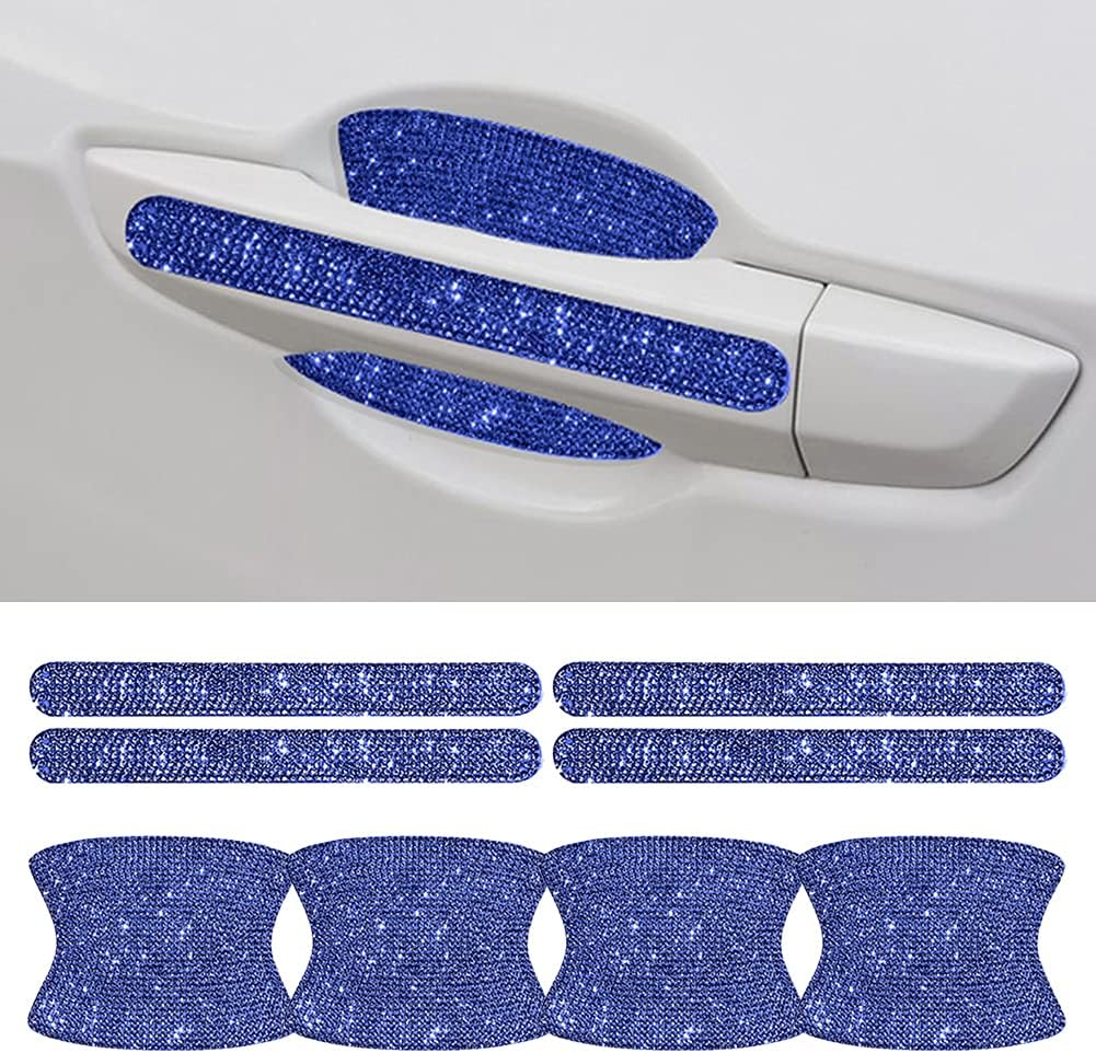 Red Bling Car Door Handle Protector Stickers F99698