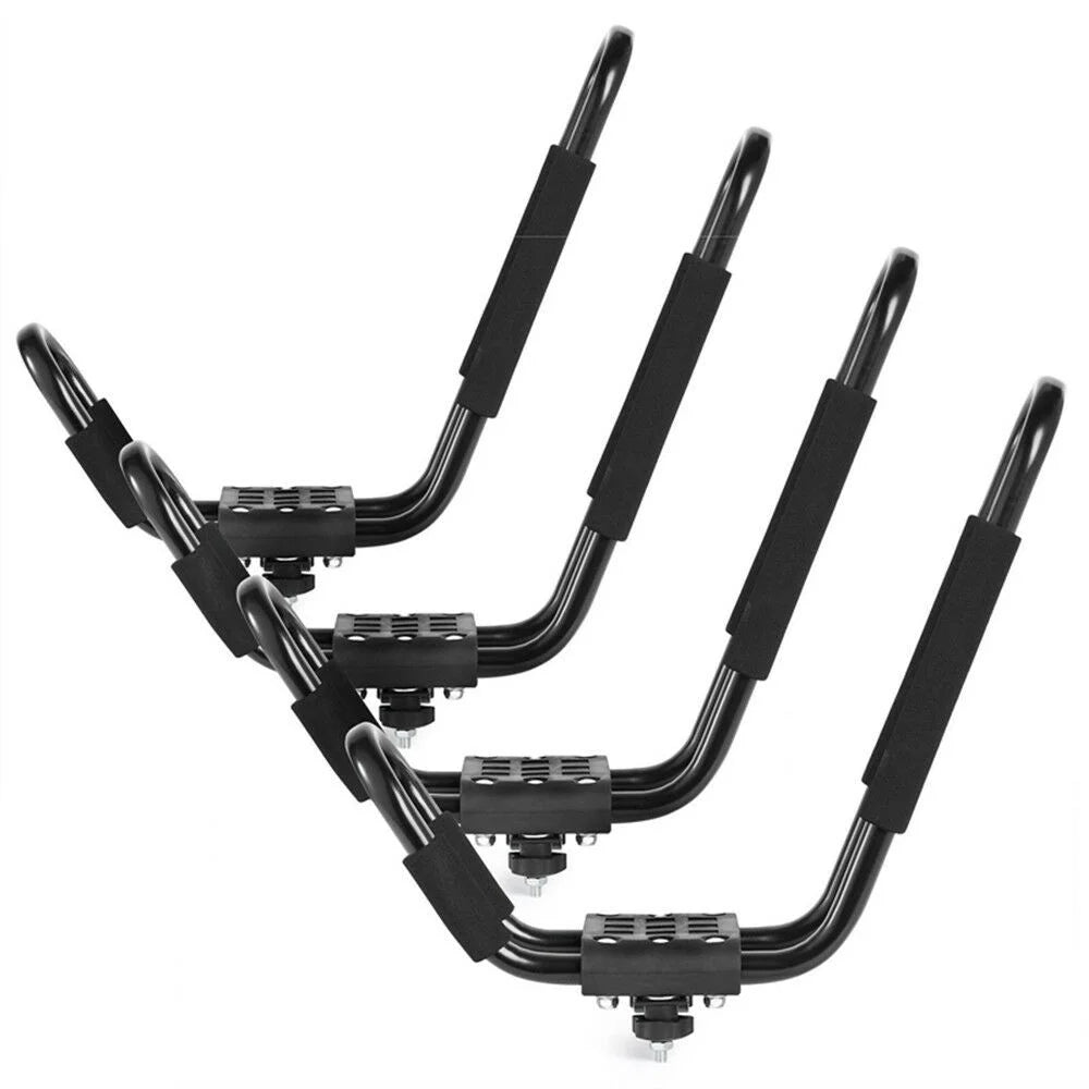 2 Pair Canoe Boat Kayak Roof Rack Carrier J Cross Bar T67204