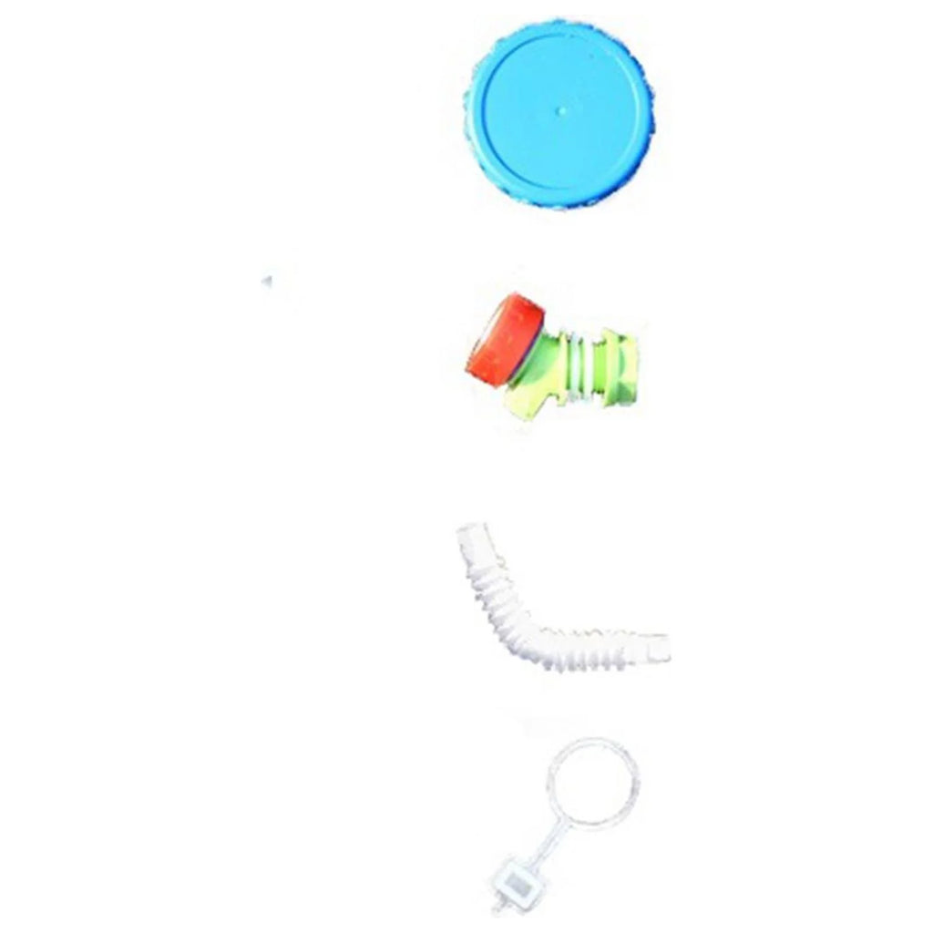 Transparent Blue 12 Liters Portable Water Container with Faucet D582