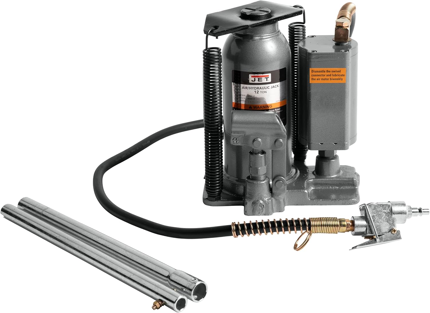 12-Ton Air/Hydraulic Bottle Jack R80832