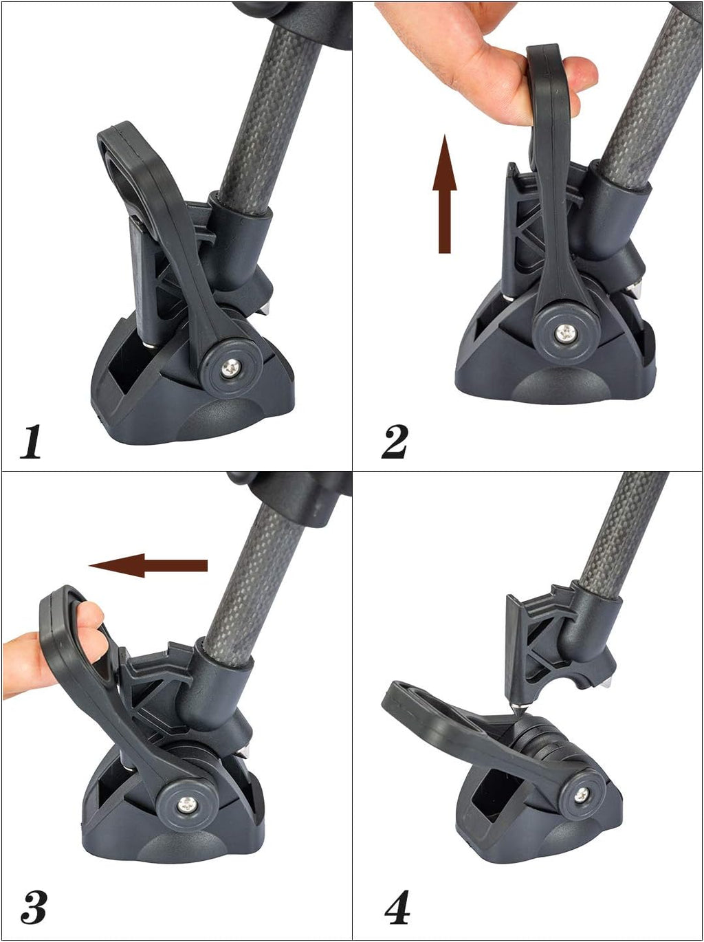 Carbon Fiber Video Tripod System with Fluid Drag Head E31285