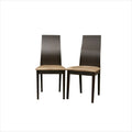 Dark Brown Modern Dining Chair (Set of 2) B2612