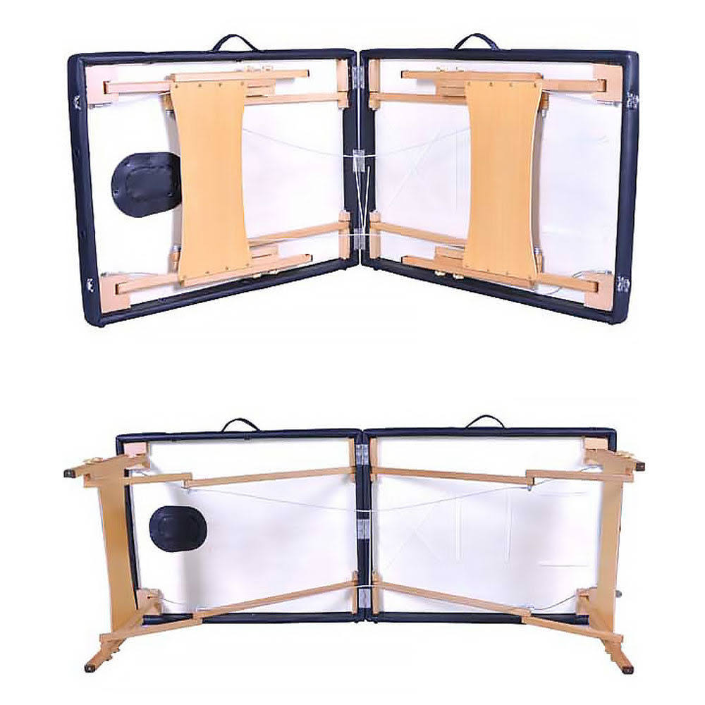Black Portable Massage Table with Carry Case S632