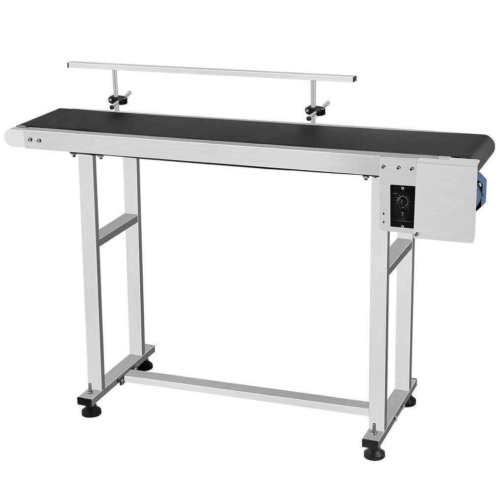 59 x 7.8 inch Stainless Steel Motorized Belt Conveyor U9769