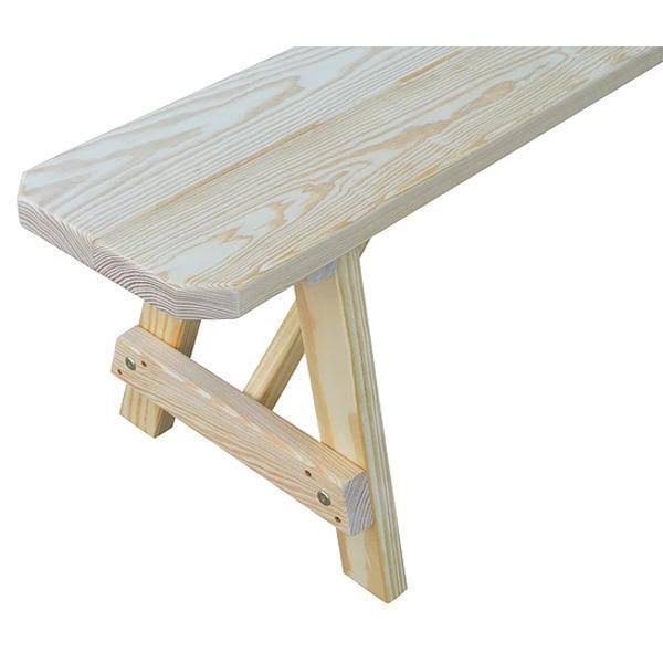 Yellow Pine Backless Bench D28654