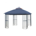 Midnight Trellis Polyester Replacement Canopy for Steel Gazebo D610323