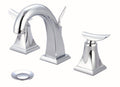 Polished Chrome Two Handle Widespread Faucet B61234