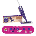 Wood Floor Mopping Starter Kit with Mop, 10 Pads, Solution, Batteries Z24232