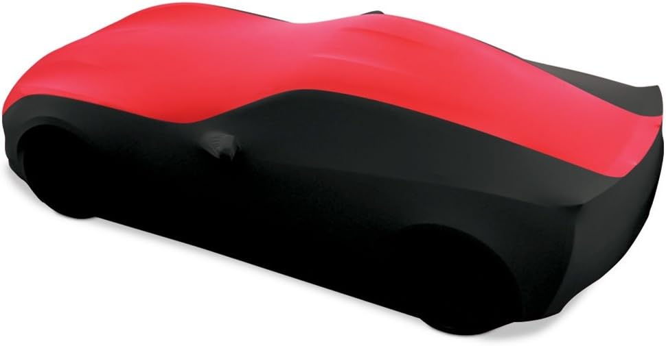 Yellow/Black Stretch Satin Indoor Car Cover K947273