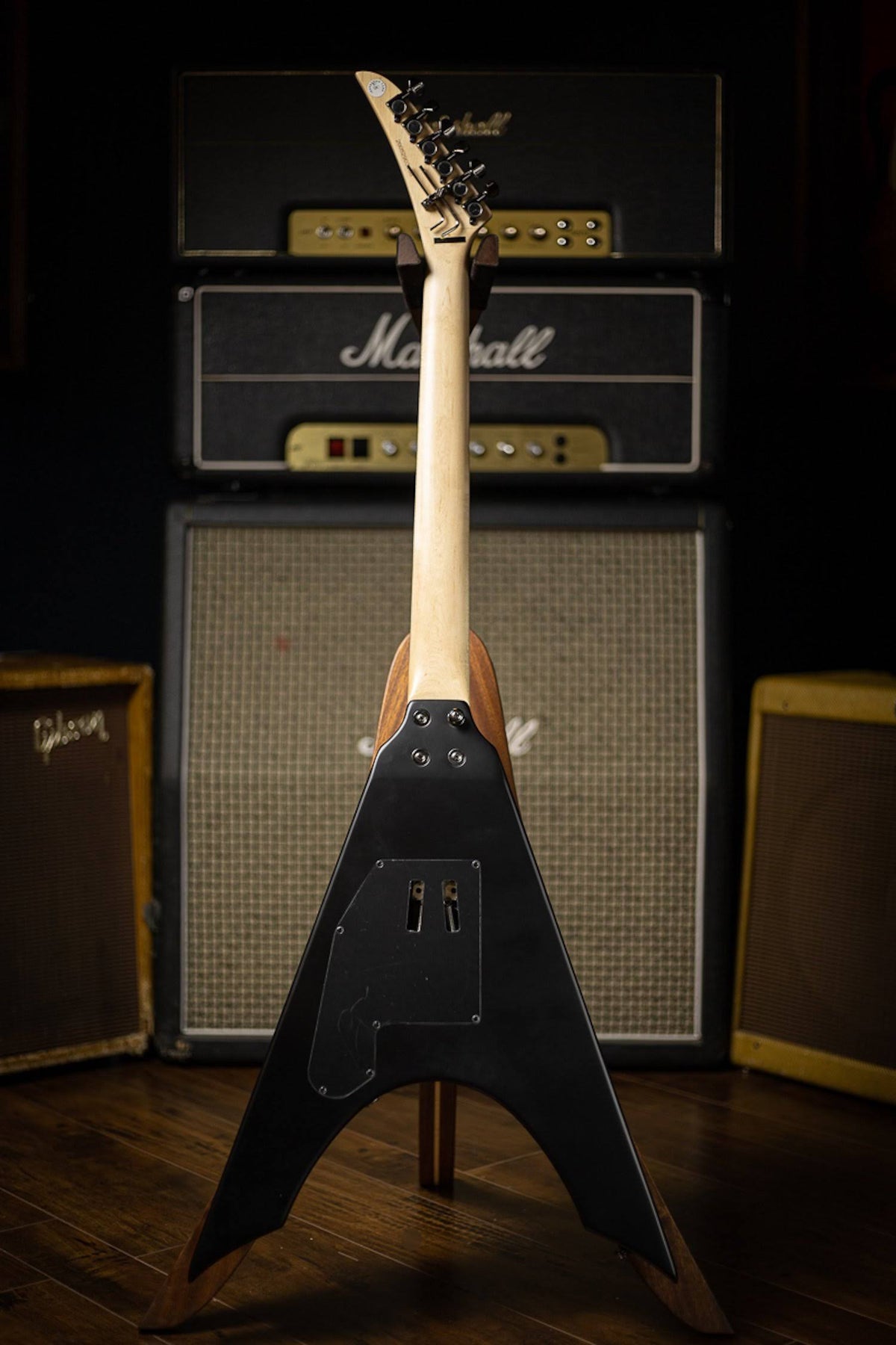 Satin Black Electric Guitar E81654