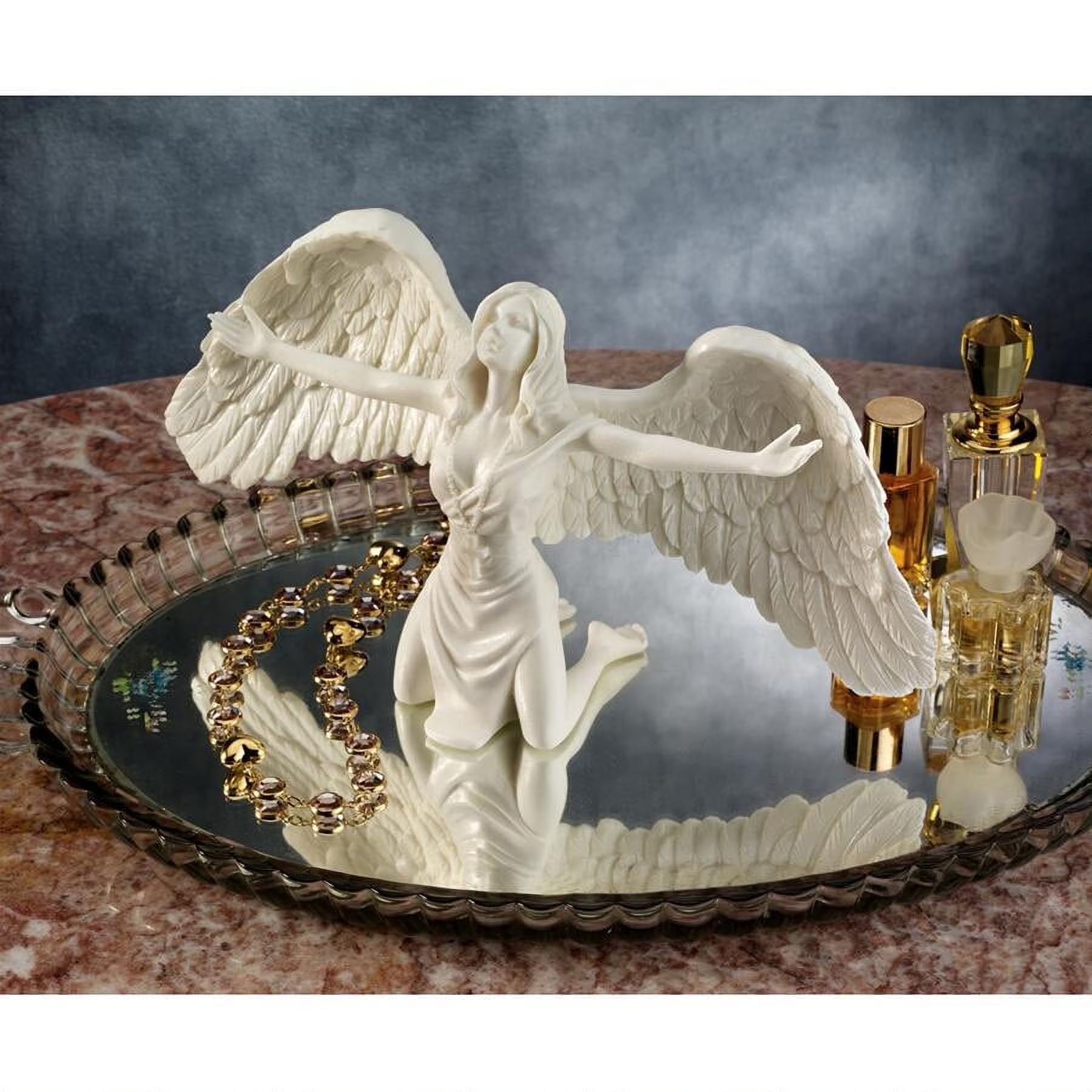 Bonded Marble Angel Statue D338