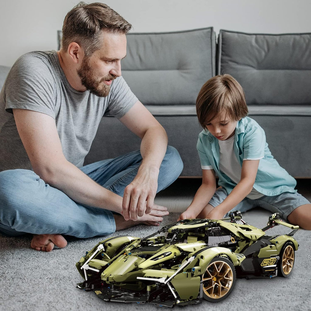 2572 Pieces Sports Car Building Block Set E960