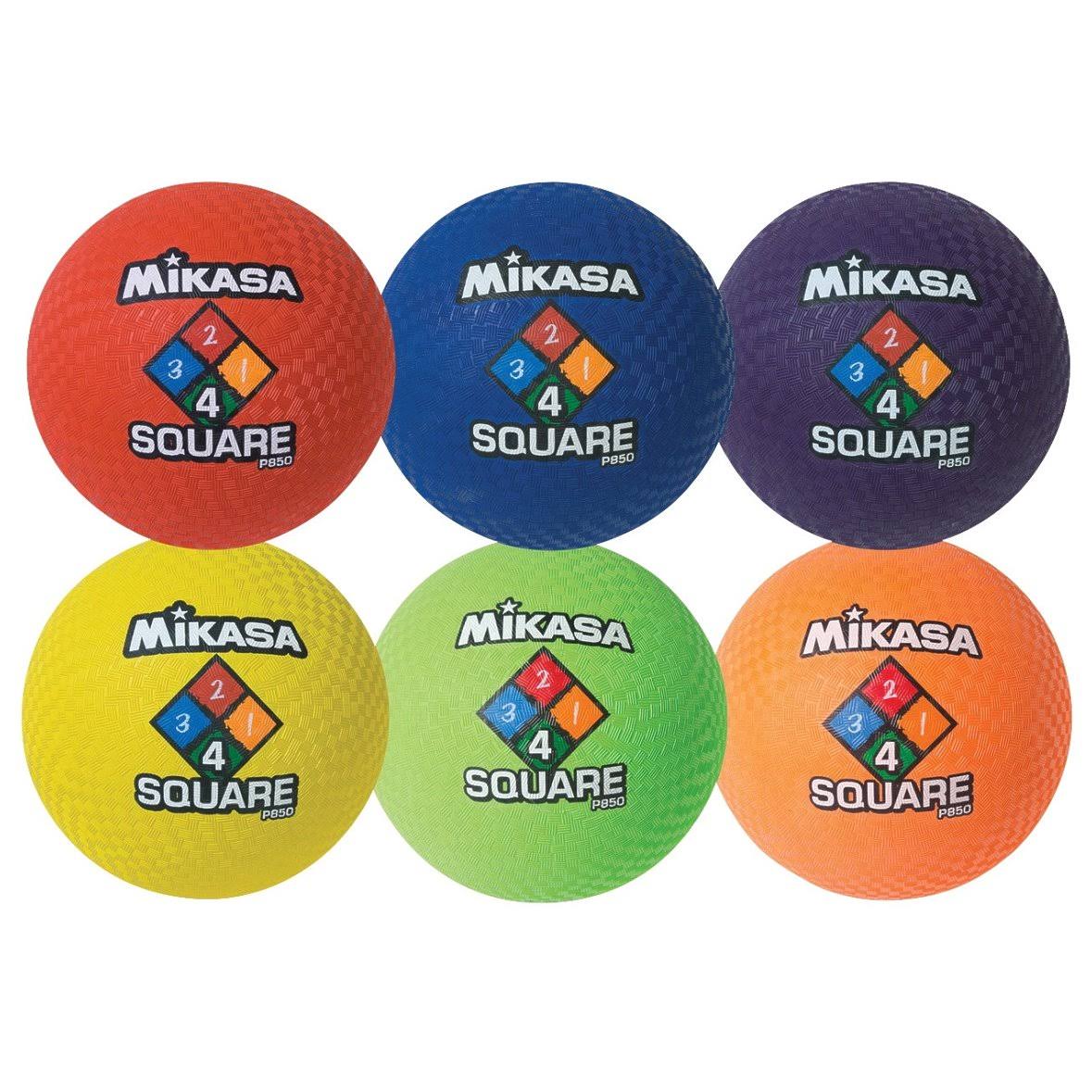 Rubber Cover Playground Ball Set, 8-1/2 Dia, Assorted, Set of 6 M1982
