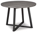 Gray/Black Dining Table C3044