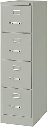 4 Drawer Light Gray Filing Cabinet Q798