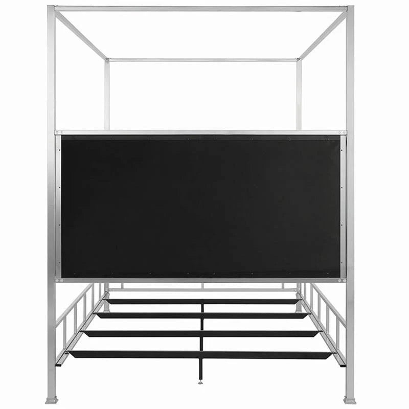Ivory Full Canopy Bed F9817