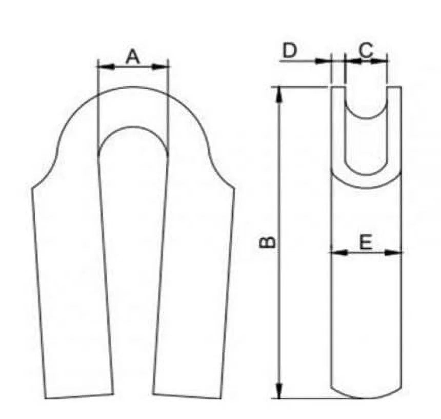 316 Stainless Steel Wire Rope Tube Thimble (18mm, 100-Pack) W1880