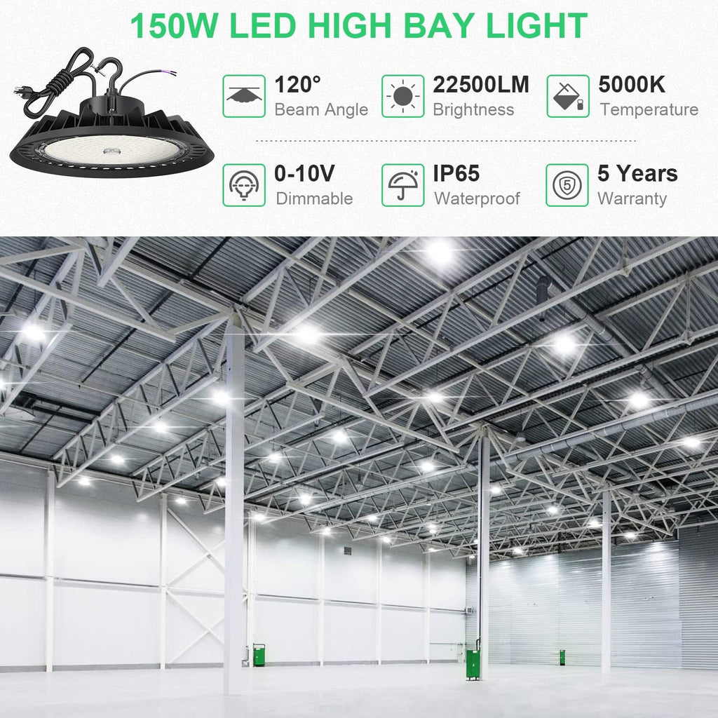 150W LED High Bay Light Pack of 2 D484973